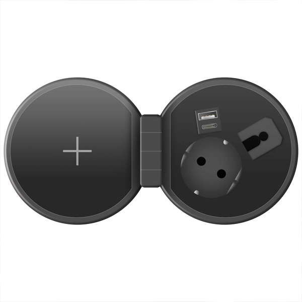 Rejtett, beépíthető konnektor + USB + Type-C + Vezeték nélküli töltő2 https://velizo.cz/termekkategoria/szepsegapolas-egeszseg/