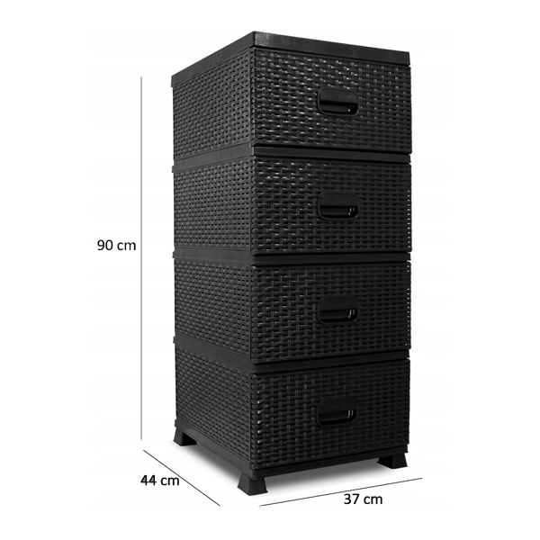 Rattan szekrény 4 fiókkal - Fehér 03 https://velizo.cz/termekkategoria/szepsegapolas-egeszseg/